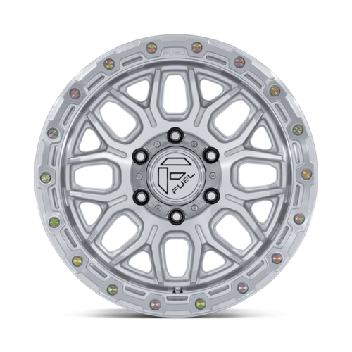Fuel 1PC FC881 Surge 20x10 Gloss Silver Machined Face Wheel, 5x127, -18 Offset