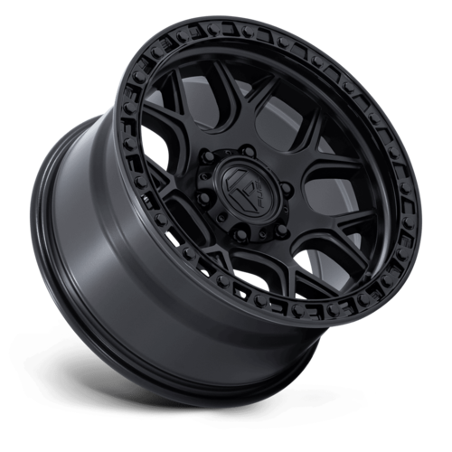 Fuel 1PC FC908 Puma 17-Inch Matte Black Wheel with Gloss Black Lip, 6x5.5 Bolt Pattern