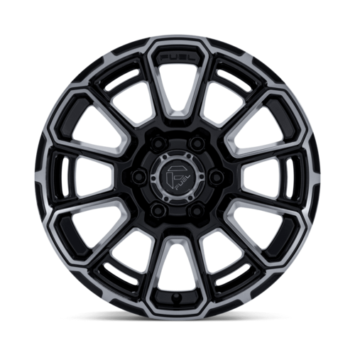 Fuel 1PC FC910 Foxhound 6-Lug Gloss Black Dark Tinted Clear Wheel