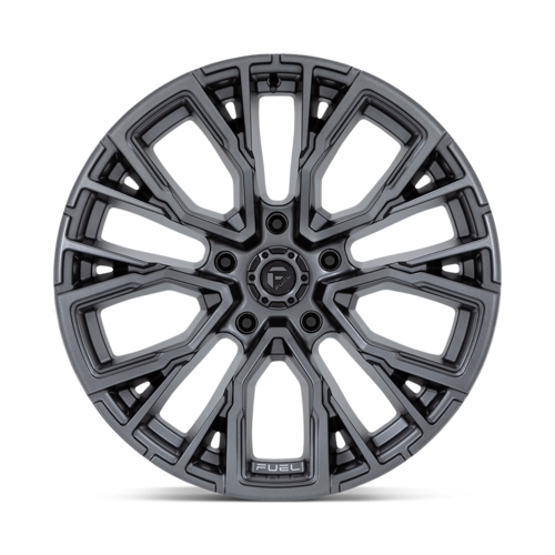Fuel 1PC D848 Rebar 20x10 Matte Gunmetal Wheel, 5x5.0 Bolt Pattern, -18 Offset