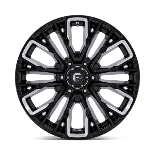 Fuel 1PC D849 Rebar 20x9 Gloss Black Milled Wheel, 6x135 Bolt Pattern, +20 Offset