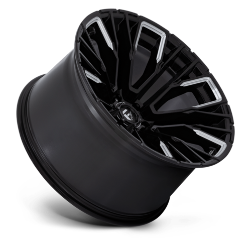 Fuel 1PC D849 Rebar 22x12 Gloss Black Milled Wheel, 6x135 Bolt Pattern
