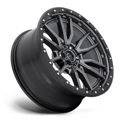 Fuel 1PC D680 Rebel 20x9 Wheel, 6x5.5 Bolt Pattern, +20 Offset, Matte Gunmetal Black Bead Ring