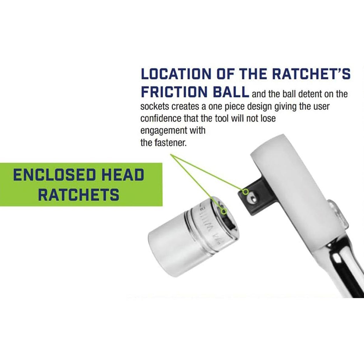 Williams JHWS52EHLA 1/2-Inch Drive Sealed Narrow-Head Ratchet, 15-Inch Handle, 36-Tooth