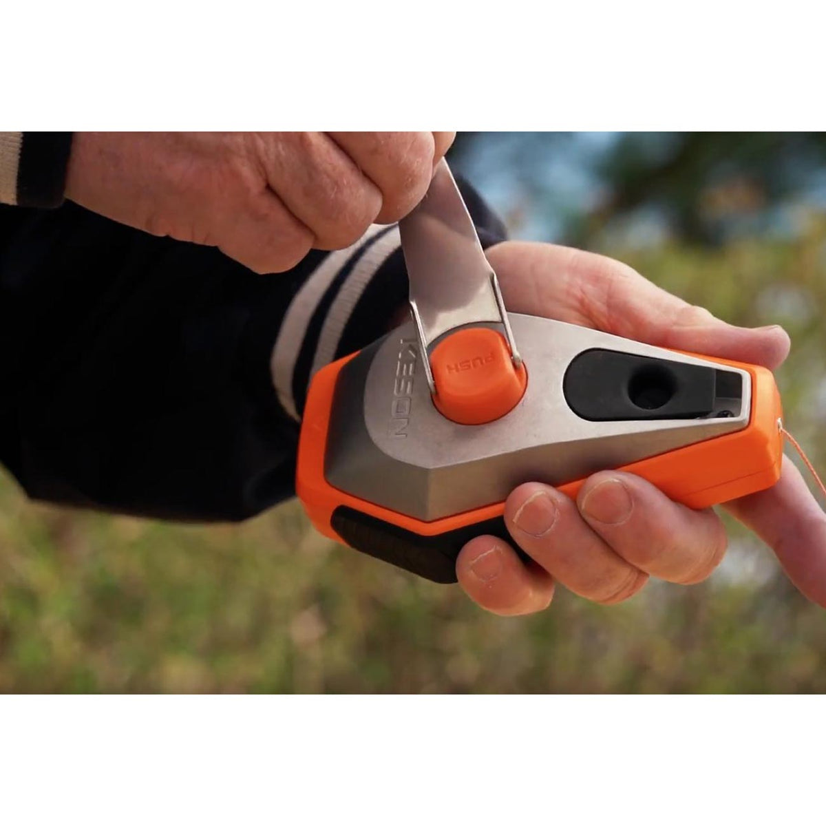Keson K3XPRO Chalk Line Reel with 3X Rewind, 100-Foot Line