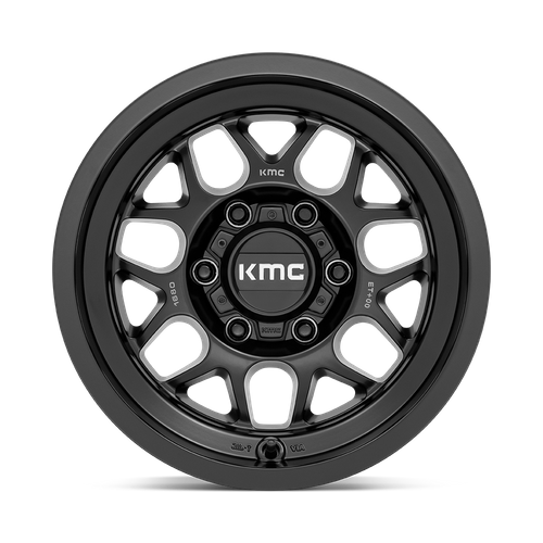 KMC KM725 Terra 16x8 Wheel, 6x5.5 Bolt Pattern, Satin Black, 0 Offset