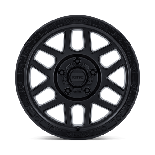 KMC KM544 Mesa 17x8.5 5x5.0 Satin Black Wheel with Gloss Black Lip