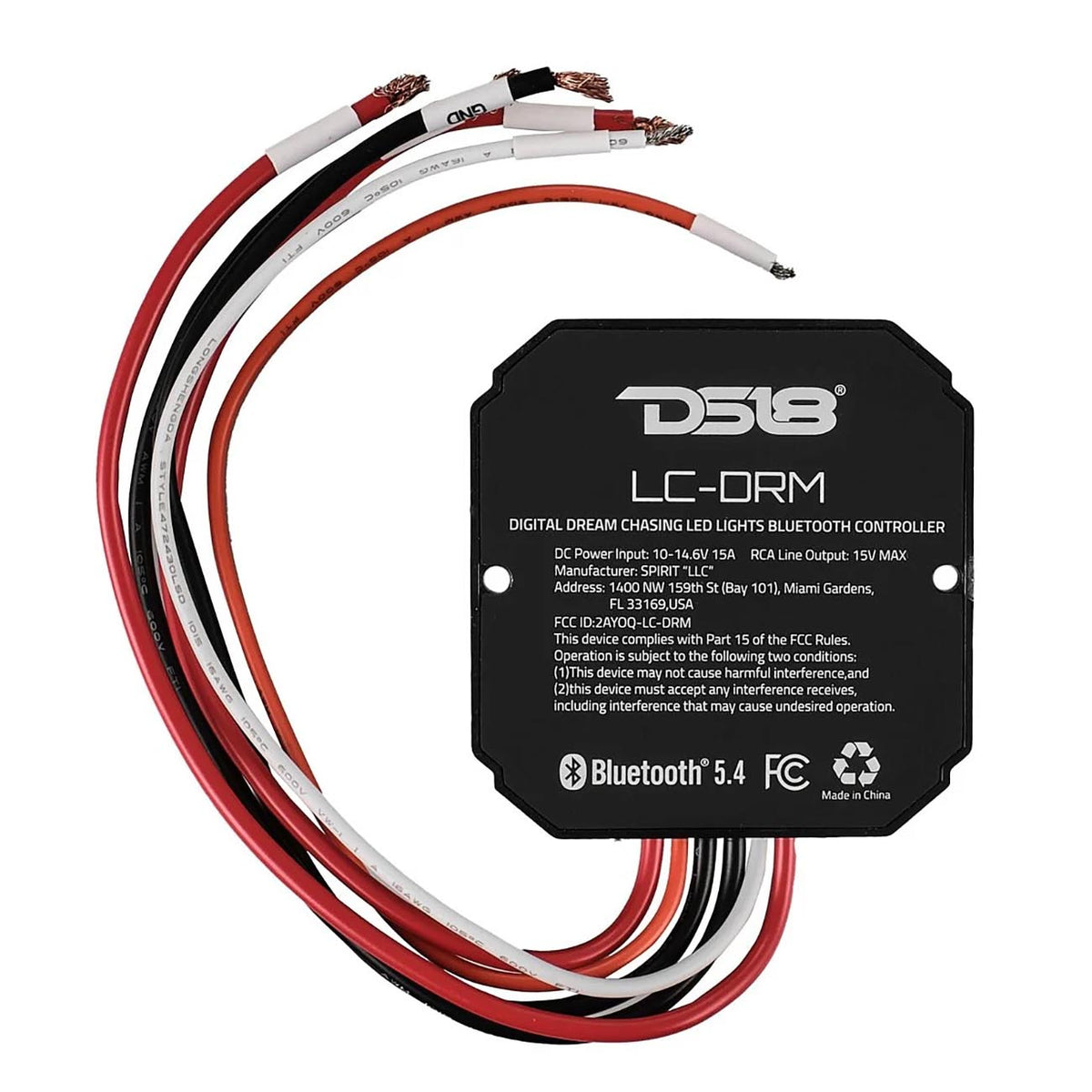 DS18 LCDRM Digital LED Lights with Bluetooth Control and IP66 Water Resistance