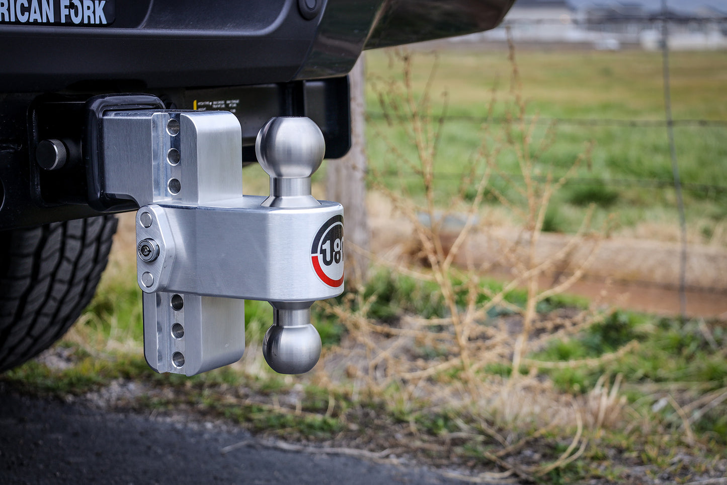 Weigh Safe - LTB6-3 - Trailer Hitch - 180 Hitch Stainless Steel Ball 6" Drop Hitch with 3" Shank - P/N: LTB6-3
