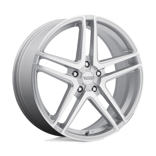 American Racing AR907 16-Inch Silver Machined Wheel, 5x115 Bolt Pattern, 40mm Offset