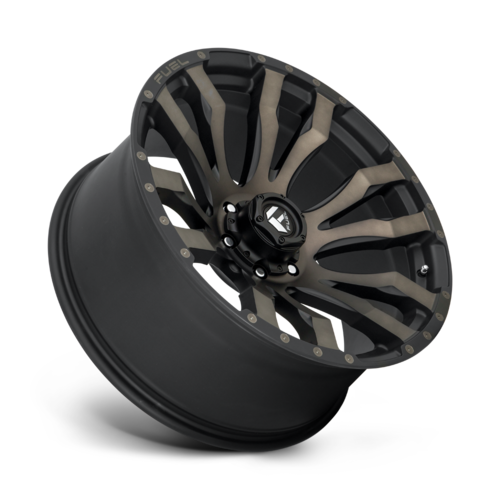 Fuel 1PC D674 Blitz 22x10 Matte Black Double Dark Tint Wheel, 6x5.5 Bolt Pattern, -18 Offset