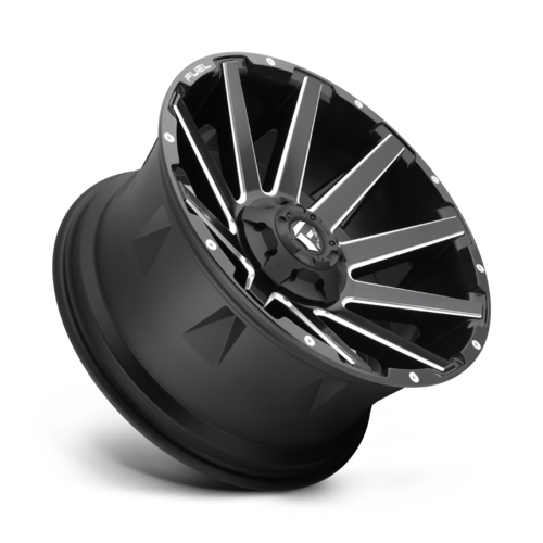 Fuel 1PC D616 Contra 20x9 Matte Black Milled Wheel, 6x135/6x139.7, +20 Offset