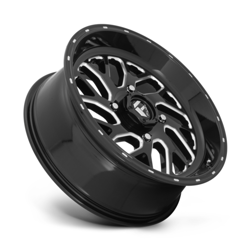 Fuel UTV D581 Triton UTV 18x7 4x137 Gloss Black Milled Wheel