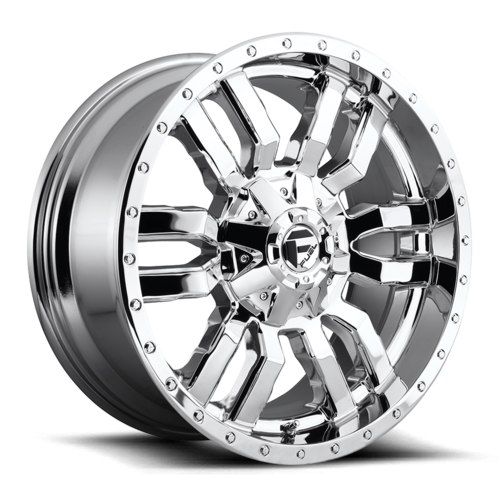 Fuel 1PC D631 Sledge Chrome 20x9 Wheel, 8x180 Bolt Pattern, +20 Offset