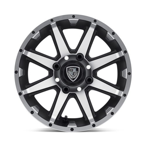 Fairway Alloys FA136 Rebel UTV 14x6.5 Machined Matte Black Wheel, -23mm Offset