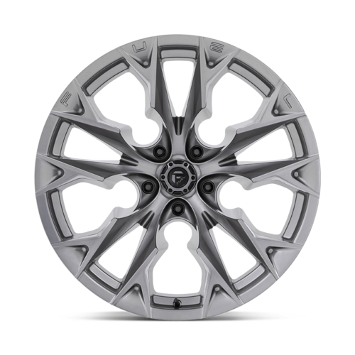 Fuel 1PC D806 Flame 22-Inch Platinum Wheel, 22x12, 5x5.0 Bolt Pattern, -44 Offset