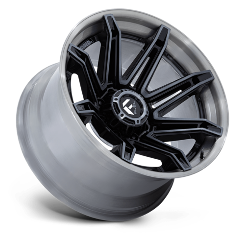 Fuel 1PC FC401 Brawl 22x12 6x135 Gloss Black Brushed Dark Tint Wheel