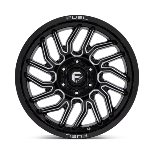 Fuel 1PC D807 Hurricane Gloss Black Milled Wheel, 20x9, 6x135, +20 Offset