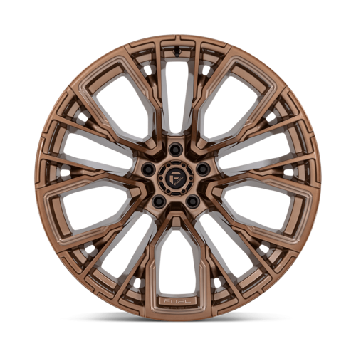 Fuel 1PC D850 Rebar 22x12 Wheel, 5x127 Bolt Pattern, -44 Offset, Platinum Bronze Milled