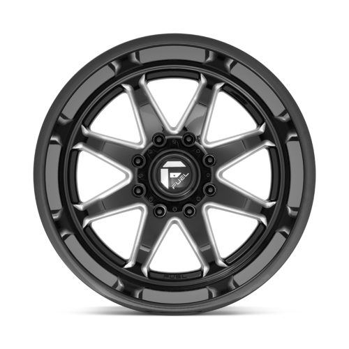 Fuel 1PC D749 Hammer Gloss Black Milled 20-Inch Wheel, 8x180 Bolt Pattern, -18mm Offset