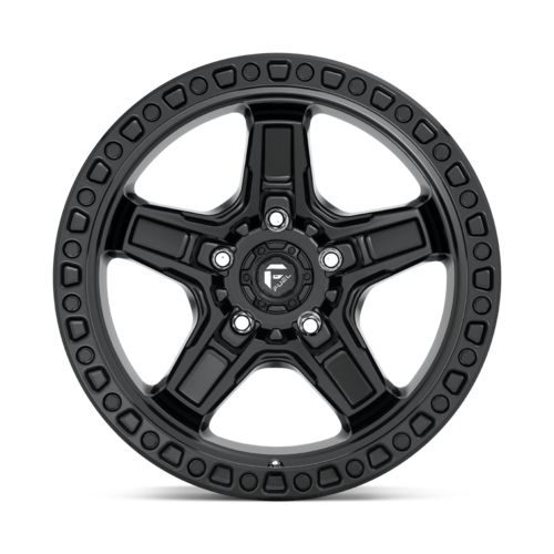 Fuel 1PC D697 Kicker 17x9 Matte Black Wheel, 5x5.0 Bolt Pattern, -12 Offset
