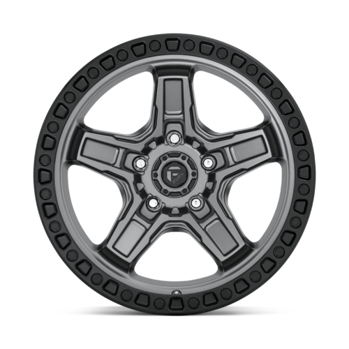 Fuel 1PC D698 Kicker 17x9 Wheel, 5x5 Bolt Pattern, -12 Offset, Matte Gunmetal