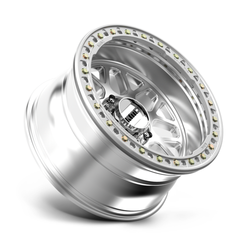 KMC KM235 Grenade Crawl Beadlock 20x10 Wheel, 8x6.5 Bolt Pattern, -48 Offset, Machined Finish