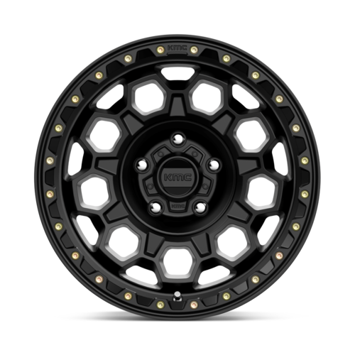 KMC KM545 Trek 17x9 5x5.0 Satin Black Wheel