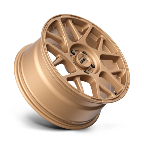 KMC KM708 Bully 17x8-Inch Matte Bronze Wheel, 5x4.5 Bolt Pattern, 38mm Offset