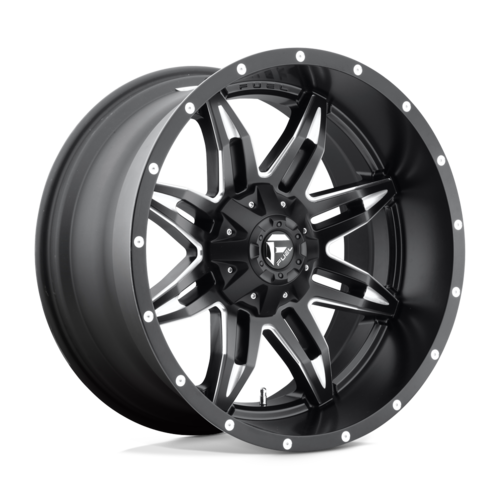 Fuel 1PC D567 Lethal 18x9 Matte Black Milled Wheel, 8x6.5 Bolt Pattern, 1mm Offset