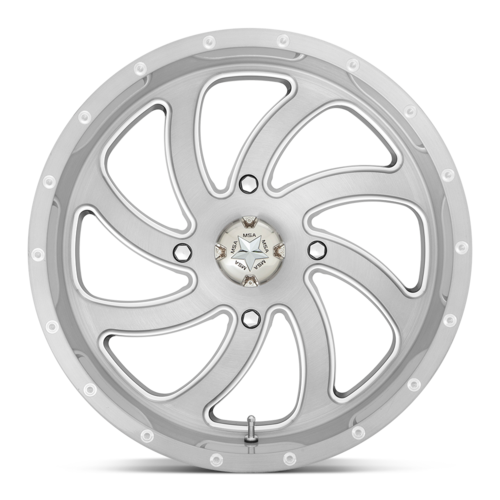 MA36 18X7 4X137 BRUSHED TITANIUM 00MM
