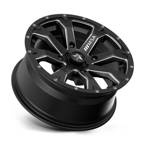BOUNTY UTV 15X7 4X110 S-BLK MILL 10MM