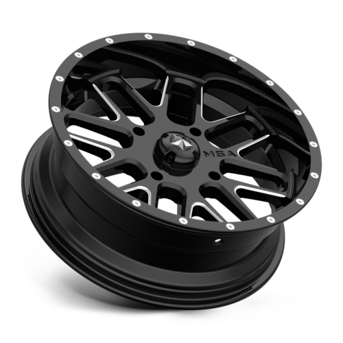 BANDIT UTV 18X7 4X156 G-BLK MILL 00MM