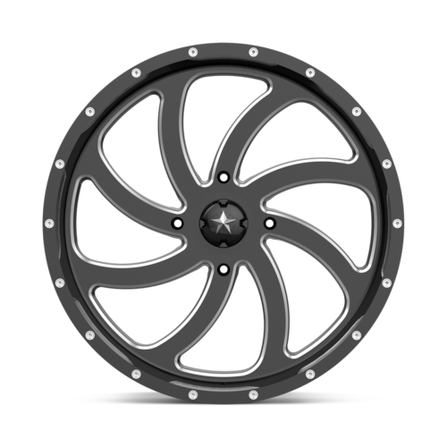 M36 22X7 4X137 G-BLK MILL 00MM