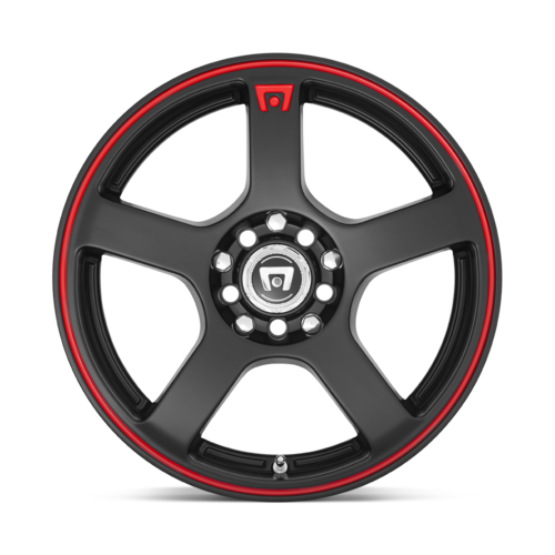 MR116 17X7 5X100/4.5 M-BLK/RED +40MM