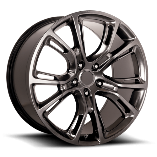 Performance Replicas PR137H 20-Inch Hyper Silver Wheel, 5x5 Bolt Pattern, 34mm Offset