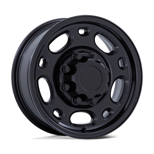 Performance Replicas PR156 Satin Black Wheel 16 x 6.5 in, 8 x 6.5 Bolt Pattern, +28 Offset