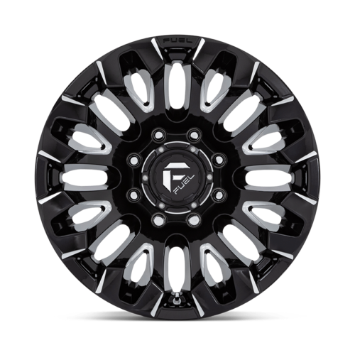 Fuel 1PC D828 Quake 18x9 Gloss Black Milled Wheel, 8x6.5 Bolt Pattern, +1 Offset