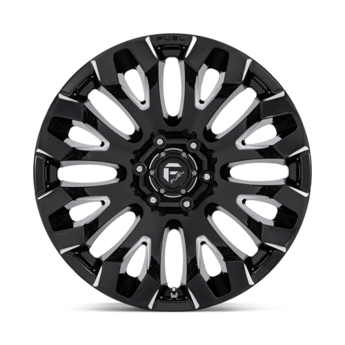 Fuel 1PC D828 Quake 20x9 Gloss Black Milled Wheel, 5x150, +1mm Offset