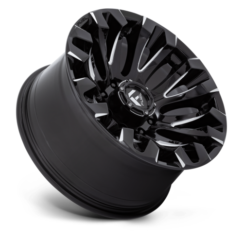Fuel 1PC D828 Quake Gloss Black Milled Wheel, 20x10, 8x6.5 Bolt Pattern, -18 Offset