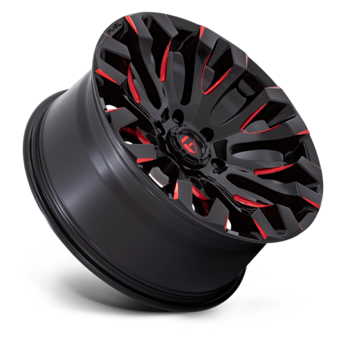 Fuel 1PC D829 Quake 20x9 Gloss Black Milled Red Tint Wheel, 6x135
