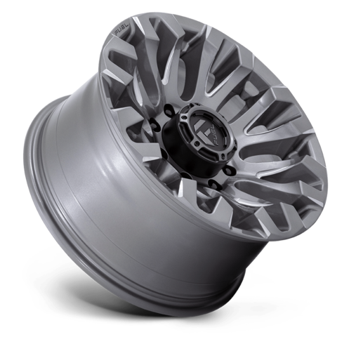 Fuel 1PC D830 Quake 18-Inch Platinum Gray Wheel, 8x6.5 Bolt Pattern, +1 Offset
