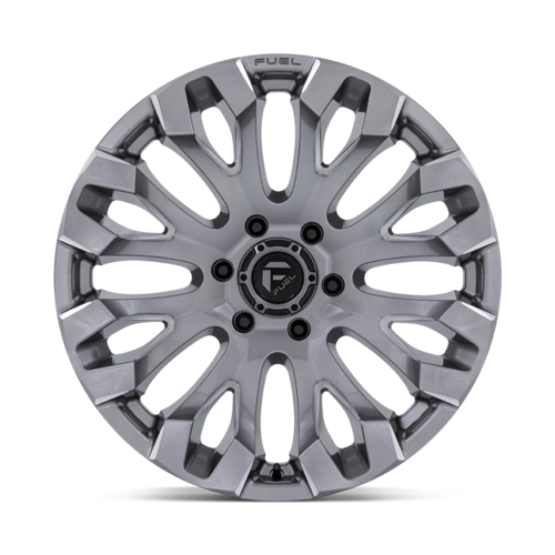 Fuel 1PC D830 Quake 20x9 Wheel, 6x5.5 Bolt Pattern, Platinum Finish, +1 Offset
