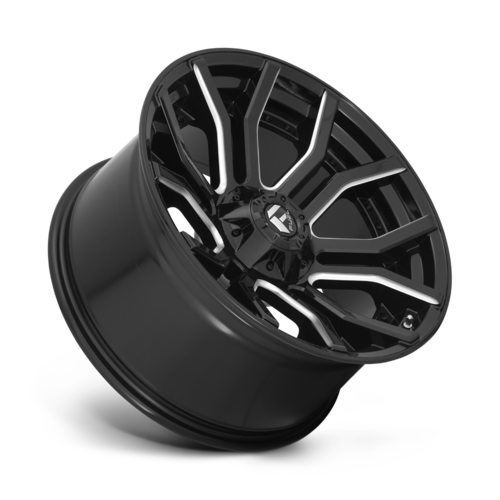 Fuel 1PC D711 Rage 20x10 Gloss Black Milled Wheel, 6x135/6x139.7 Bolt Pattern, -18 Offset