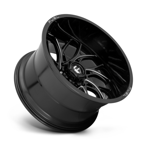 Fuel 1PC D741 Runner 22x10 Gloss Black Milled Wheel, 8x170 Bolt Pattern, -18mm Offset