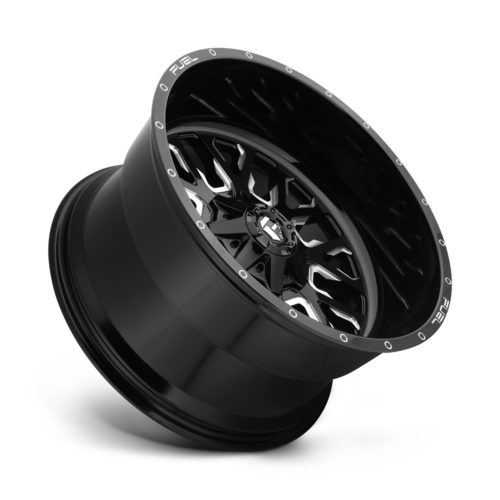 Fuel 1PC D611 Stroke 20x9 Gloss Black Milled Wheel, 6x135/6x139.7, +1 Offset