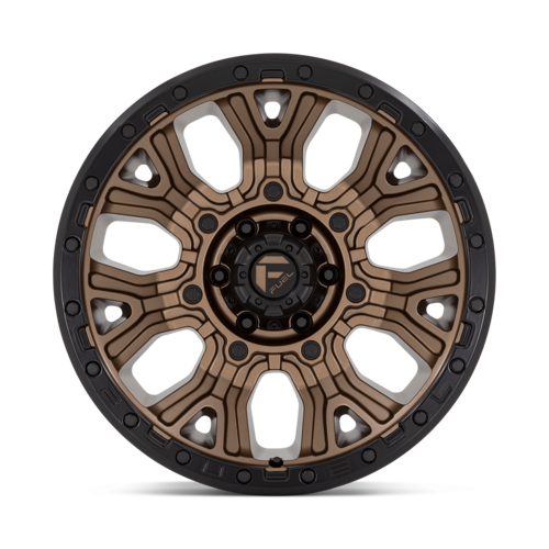 Fuel 1PC D826 Traction 20x10 Matte Bronze Wheel with Black Ring, 6x5.5 Bolt Pattern, -18 Offset