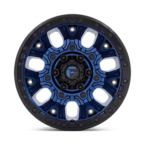 Fuel 1PC D827 Traction 17x9 Wheel, 5x127 Bolt Pattern, Dark Blue with Black Ring
