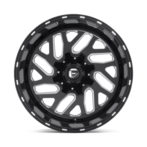 Fuel 1PC D581 Triton 22x12 Gloss Black Milled Wheel, 5x5.5/5x150 Bolt Pattern, -43 Offset