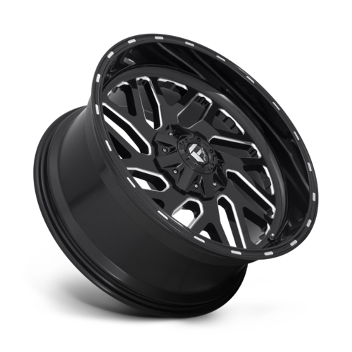 Fuel 1PC D581 Triton 22x10 Gloss Black Milled Wheel, 6x135/6x139.7 Bolt Pattern, -19 Offset